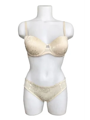 Night Flight Dolgulu Desen Baskılı Destekli Sütyen Takımı 2127