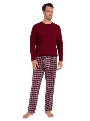 Mens Checked Poplin Pyjama Bottoms