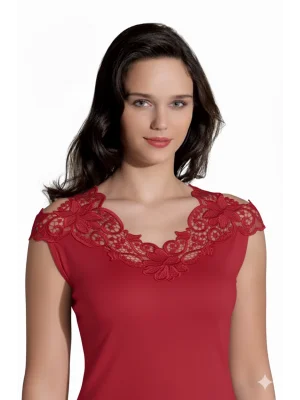 Şahinler Arkası Güpürlü Atlet B396