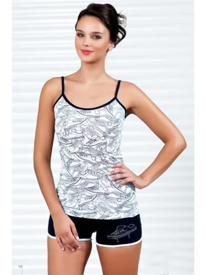 Şahinler Ayakkabı Baskılı Şortlu Takım B436