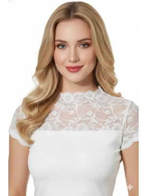 Şahinler Bayan Likralı Dantelli Atlet B624