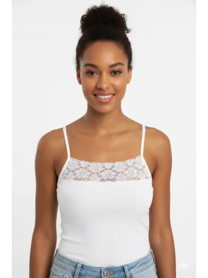 Şahinler Dar Dantel İp Askılı B606