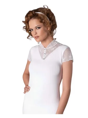 Falcons Buttoned Lace Tank Top B640