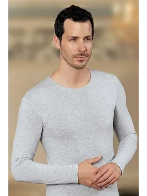 Şahinler Erkek Likralı Uzun Kol O Yaka E070