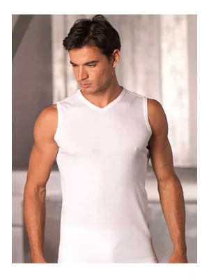 Şahinler Erkek Sıfır Kollu V Yaka Ribana Atlet E033