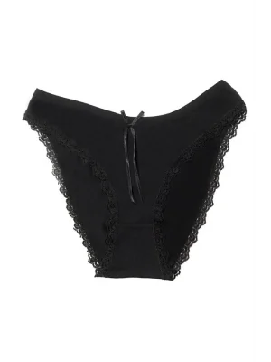 Şahinler Kadın Paça Dantelli ve Kurdele Süslemeli Bikini B275