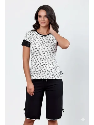 Şahinler Arm Lace Capri Set B454