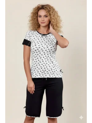 Şahinler Kolu Dantelli Kapri Takım B454