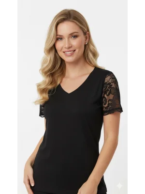 Şahinler Likralı Yarım Kollu Atlet B257