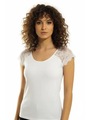 Şahinler Lycra Yarım Kol Beyaz B256