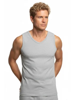 Şahinler Sıfır Kollu V Yaka Ribana Atlet E032