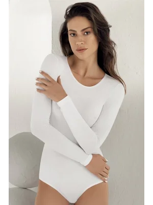 Şahinler Long Sleeve Crew Neck Snap Button Body B866