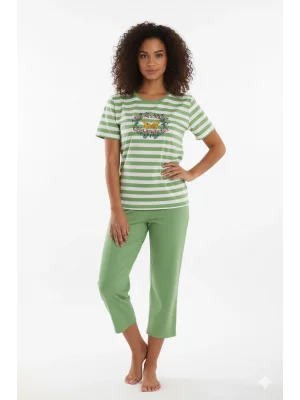 Senfoni Bayan Kapri Pijama Takımı 5339