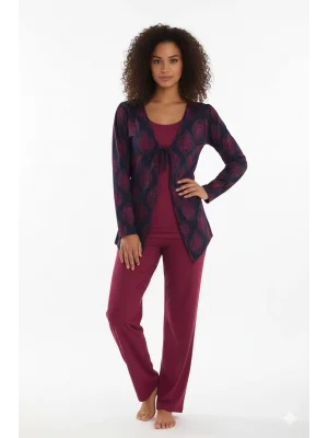 Üç Parçalı Kadın Pijaması 80017