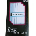 İpek Erkek Çizgili Kutulu Mendil 12 Adet 42x42 cm