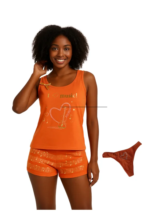 Clear Womens Printed Shorts Set 3Piece 2412