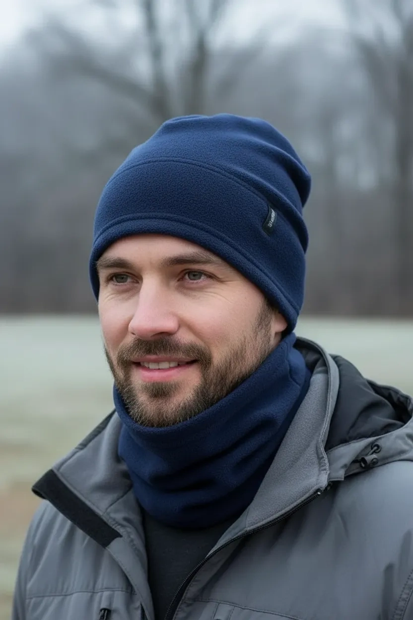 Yeni Sezon Unisex Sonbahar ve Kış için Polar Boyunluk Lacivert