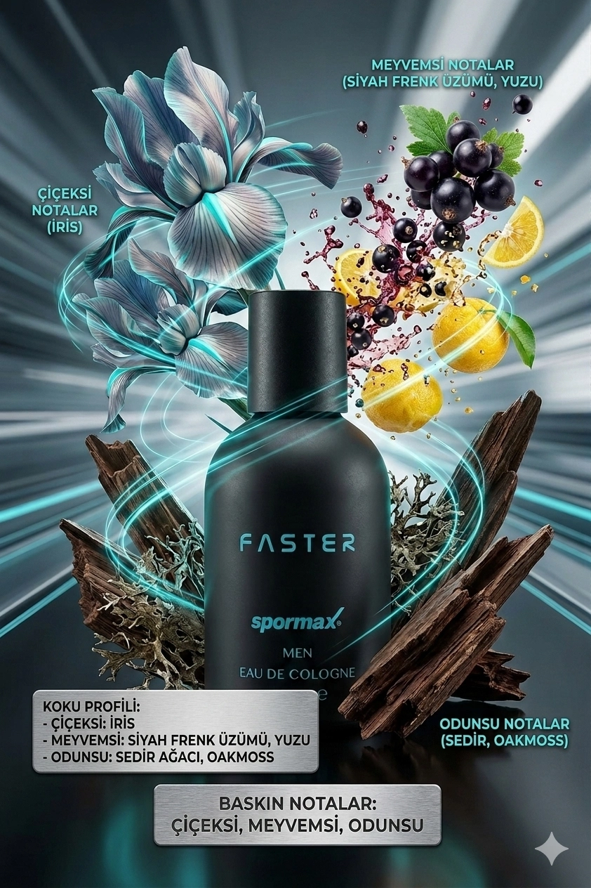 Spormax Faster Edc Erkek Parfüm 100 Ml