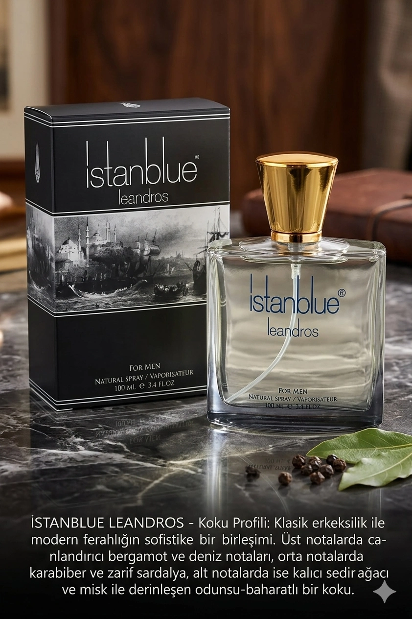 İstanblue EDT Leandros Koku 100 Ml Erkek Parfüm