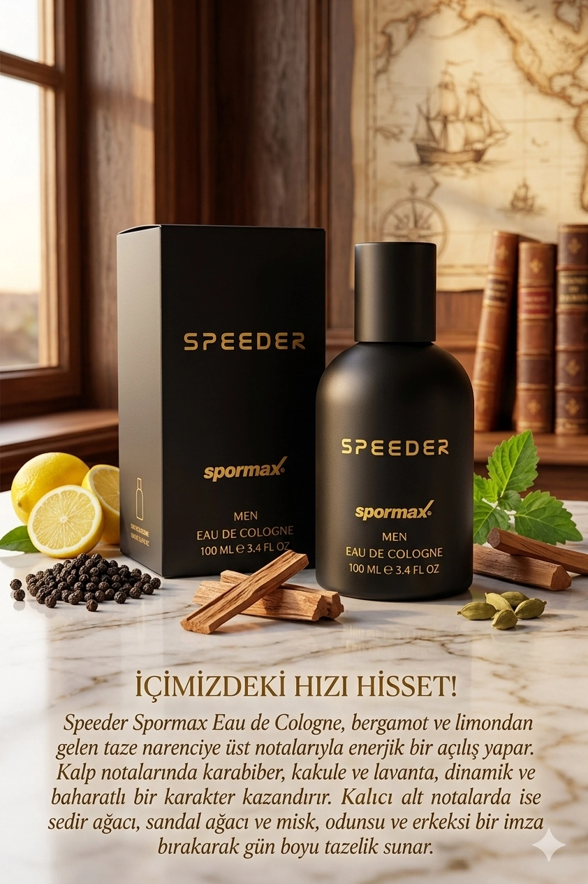 Spormax Speeder Edc Erkek Parfüm 100 Ml