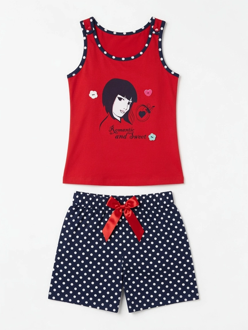 7117 Berrak Kız Garson Pijama