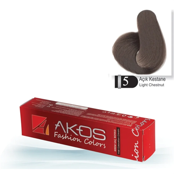 Akos Saç Boyası Açık Kestane 5