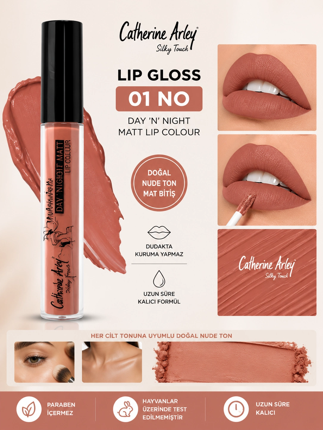 CATHERİNA ARLEY LİP COLORS NO 1
