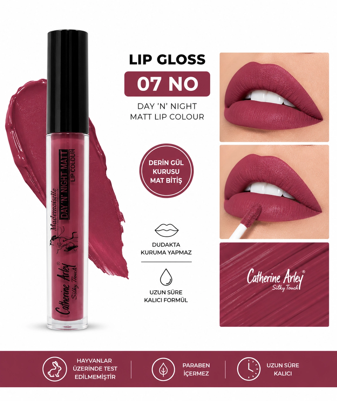 CATHERİNA ARLEY LİP COLORS NO 7