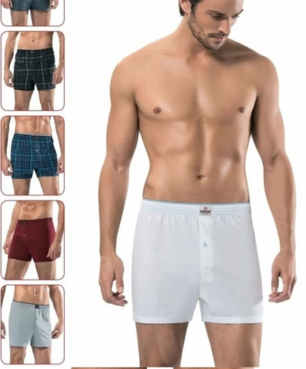 Erdem Erkek Penye Boxer 1400 Asorti M