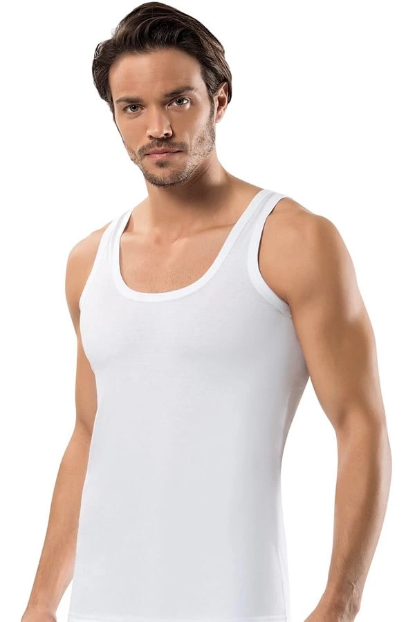Erdem Penye Erkek Atlet 1100 Beyaz XS