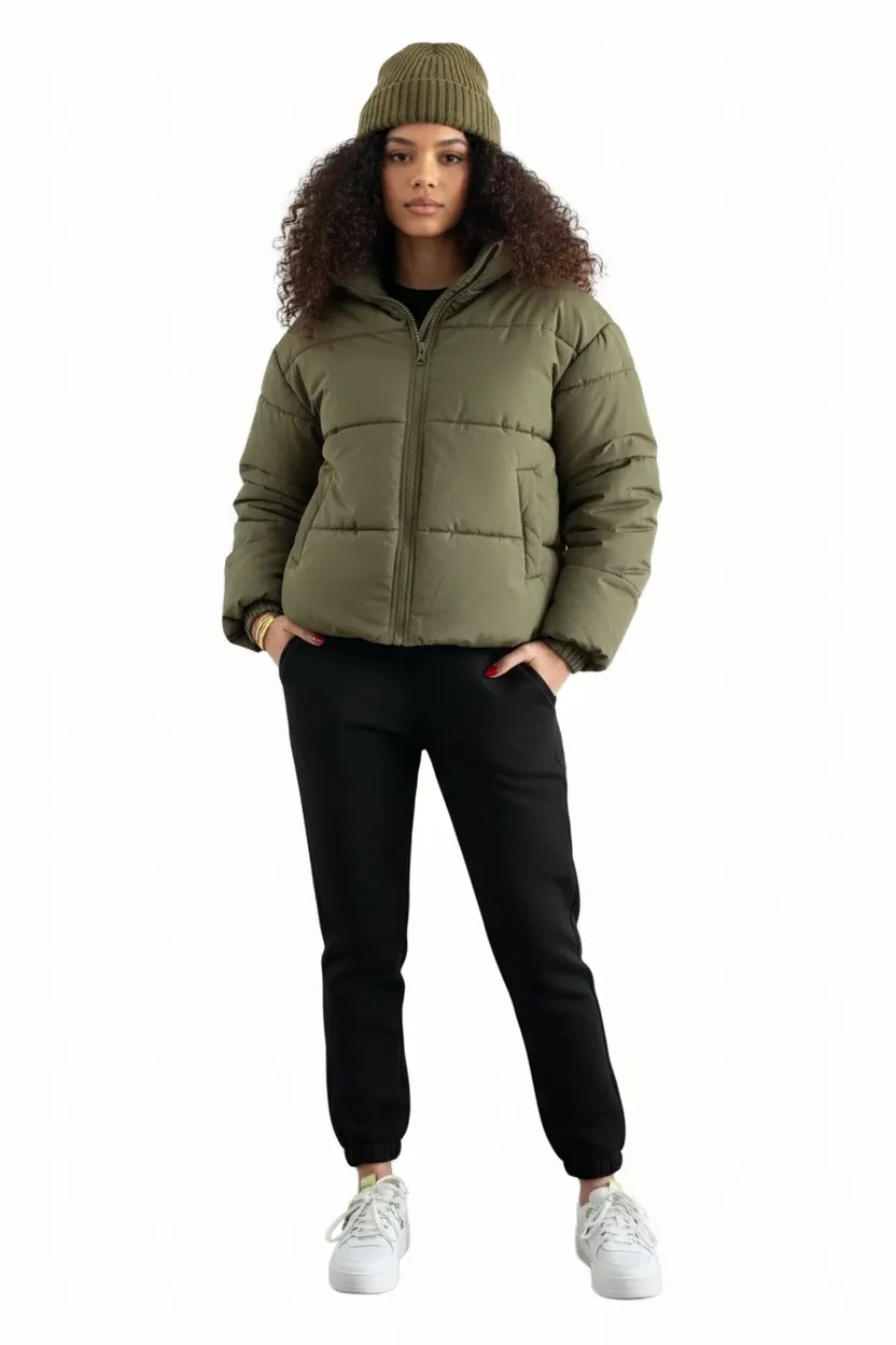 Jogger 3 İplik Şardonlu Cepli Tek Alt