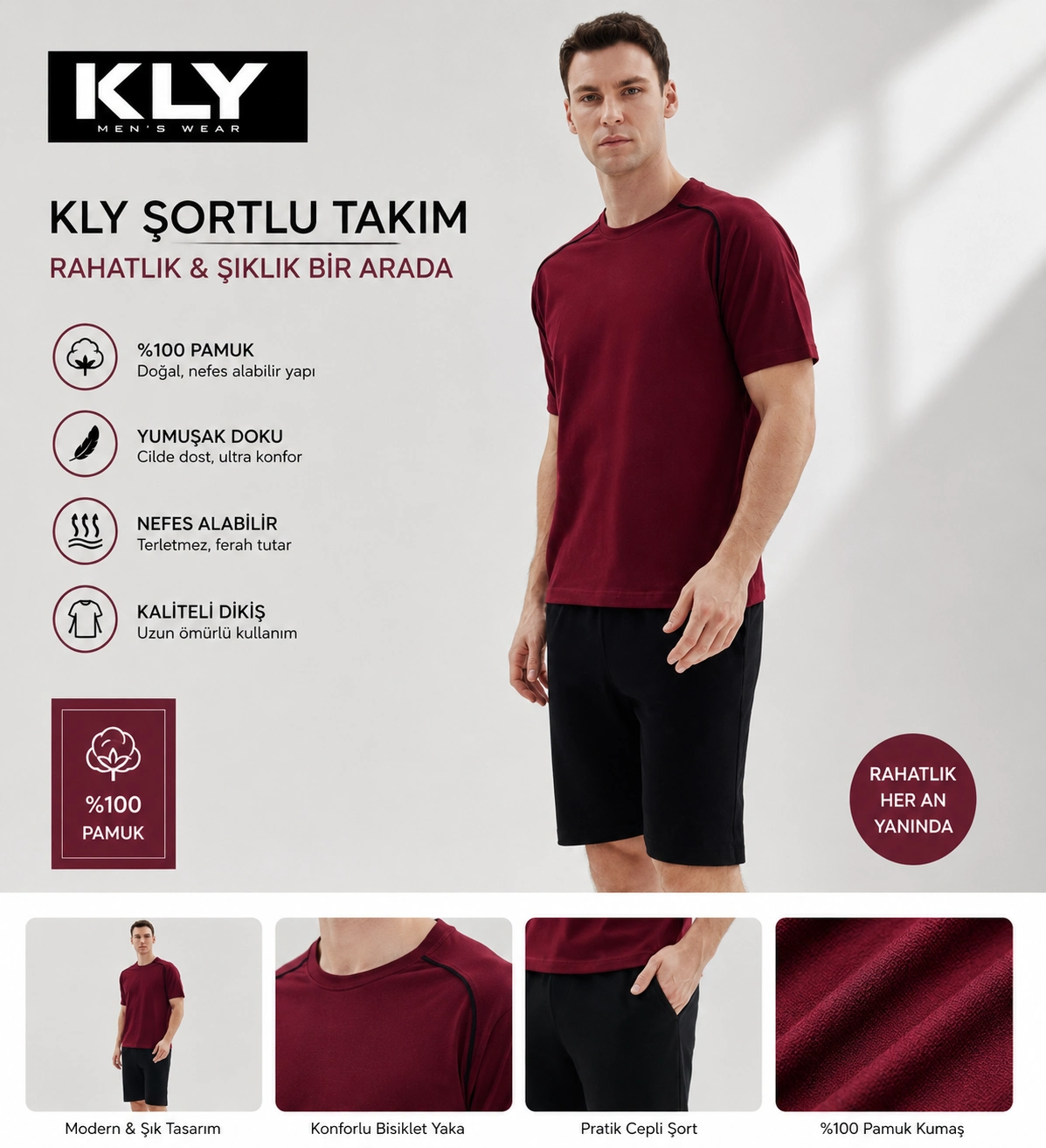 kly kapri pijama takımı