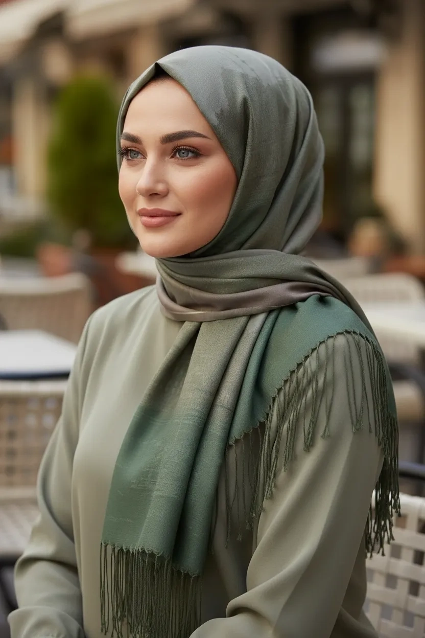 Mısırlı Goblen Şal Desen 7