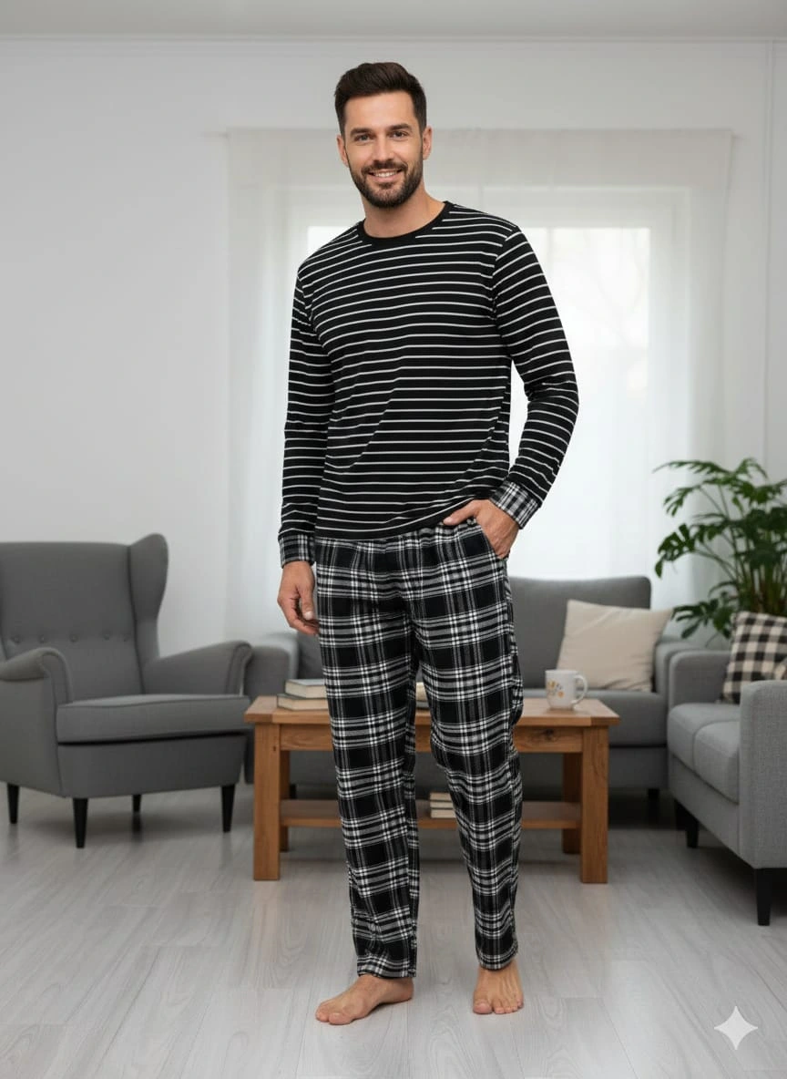 pijalüx tek alt ekose pijama
