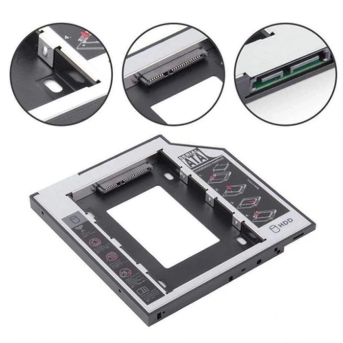 Sata 9.5 Mm Ssd Harddisk Kutusu Kızak