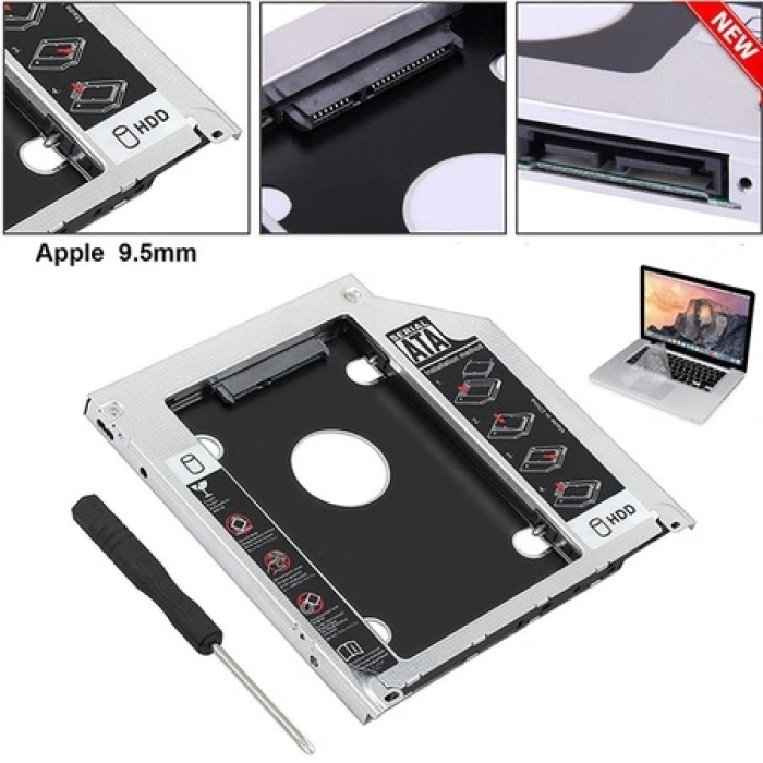 Sata 9.5 Mm Ssd Harddisk Kutusu Kızak
