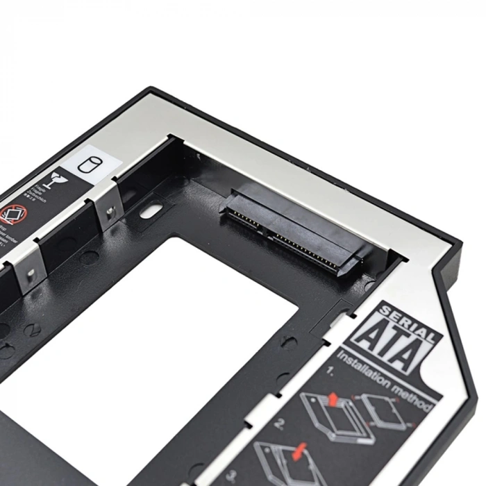 SSD CADDY 12.7 MM DVD TO SSD KIZAK 2 HDD BAĞLAMA