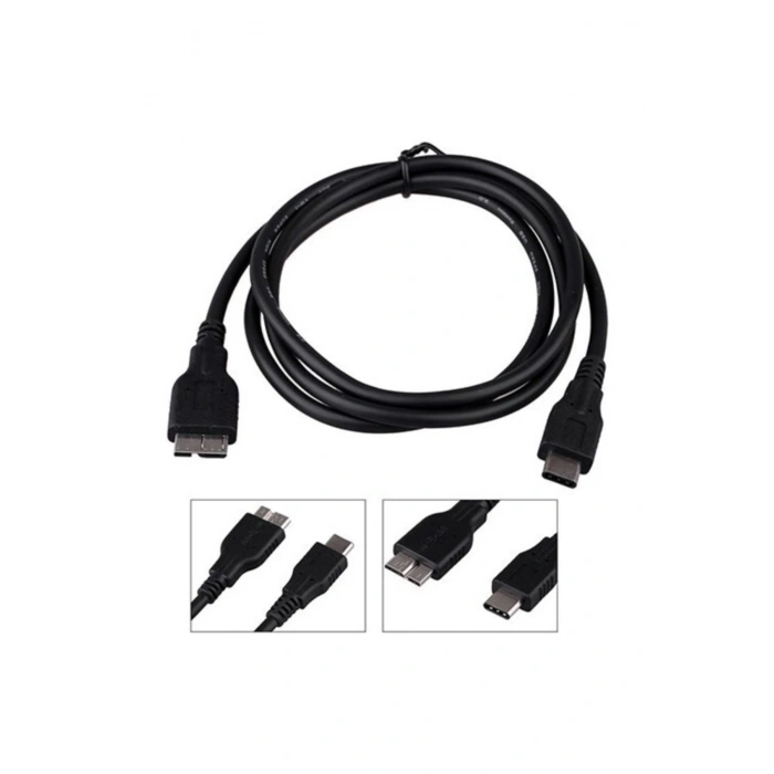 Type C Için Usb 3.0 Harici Harddisk Bağlantı Kablosu