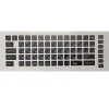 Rusça Ingilizce Notebook Klavye Sticker Etiketi Siyah