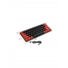 Mini Gaming Mekanik Rgb Klavye Blue Switch - Siyah Kırmızı