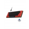 Mini Gaming Mekanik Rgb Klavye Blue Switch - Siyah Kırmızı