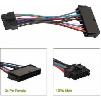 Atx 24 Pin 14 Pin Güç Kablosu 18AWG Lenovo Q77 B75 A75 Q75 H81