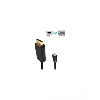 Usb C To Displayport Kablo - Dp 1.2, Thunderbolt 3, 4k 60hz, 2k 165hz, Full Hd