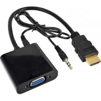 Brs HDMI To VGA Sesli Çevirici Dönüştürücü Kablo