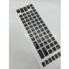 Rusça Ingilizce Notebook Klavye Sticker Etiketi Siyah
