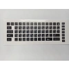 Rusça Ingilizce Notebook Klavye Sticker Etiketi Siyah