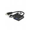 Ses Destekli Hdmı To Vga Dönüştürücü Adaptor Çevirici Adaptor Kulaklık Monitör Tv Led Uydu