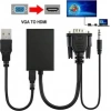 Hadron VGA To HDMI Çevirici + Ses