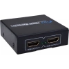 2 Port Splitter Hdmı V14 Destekli Adaptörlü Hdmı Splitter