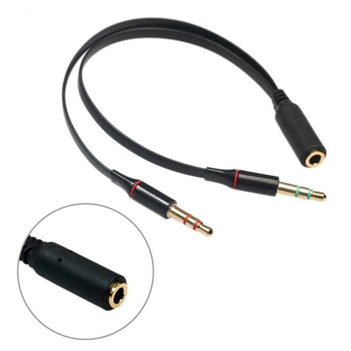 Kulaklık Mikrofon Çevirici Ayırıcı Switch Splitter 3.5mm